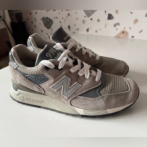 New Balance 998 Gray Boys Size 6
